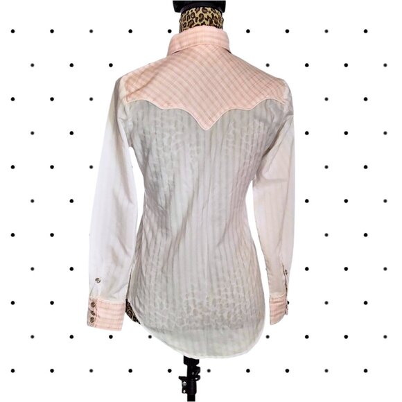 Johnny West womans western shirt SIZE 8 - Picture 8 of 8